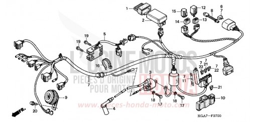 WIRE HARNESS CG125ES4 de 2004